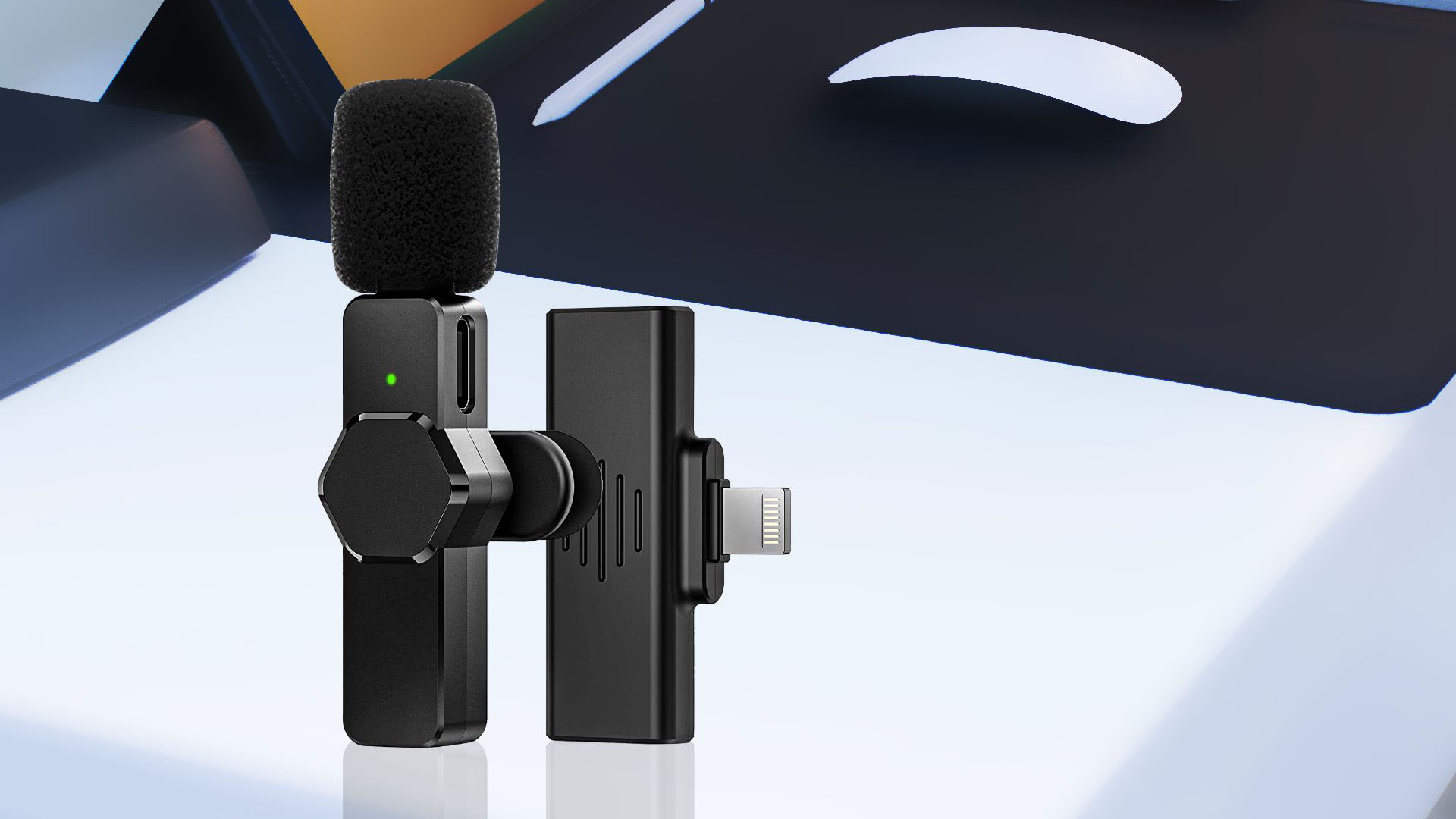 AUXCO Wireless Lavalier Microphone