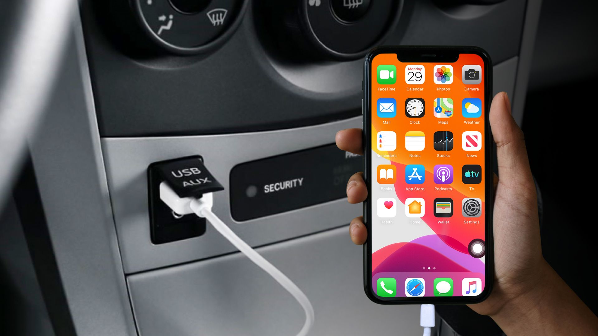 How to Play Music from iPhone to Car with a USB connection