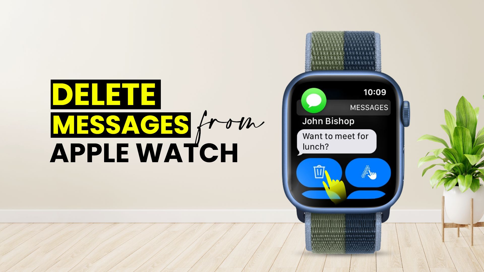 How to delete messages from apple watch