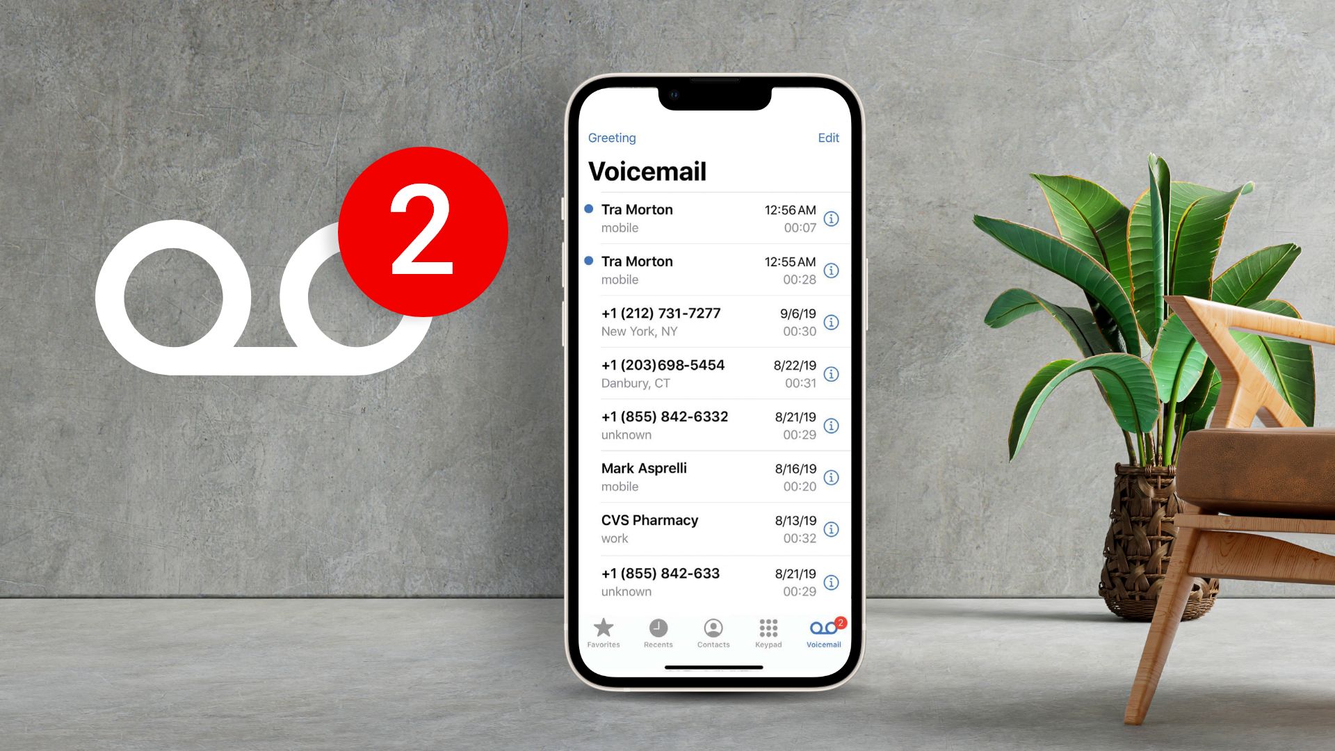 Here is how to leave a voicemail without calling on your iPhone