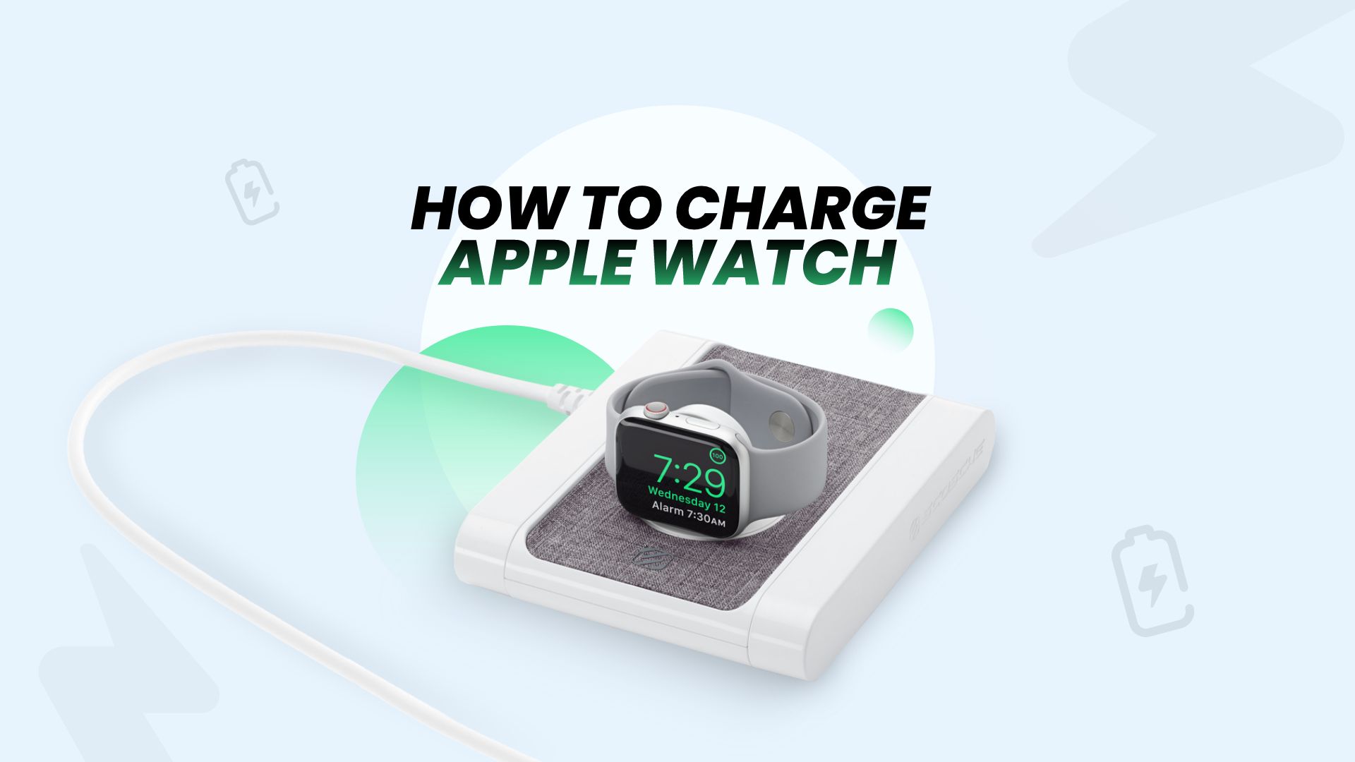 how to charge apple watch