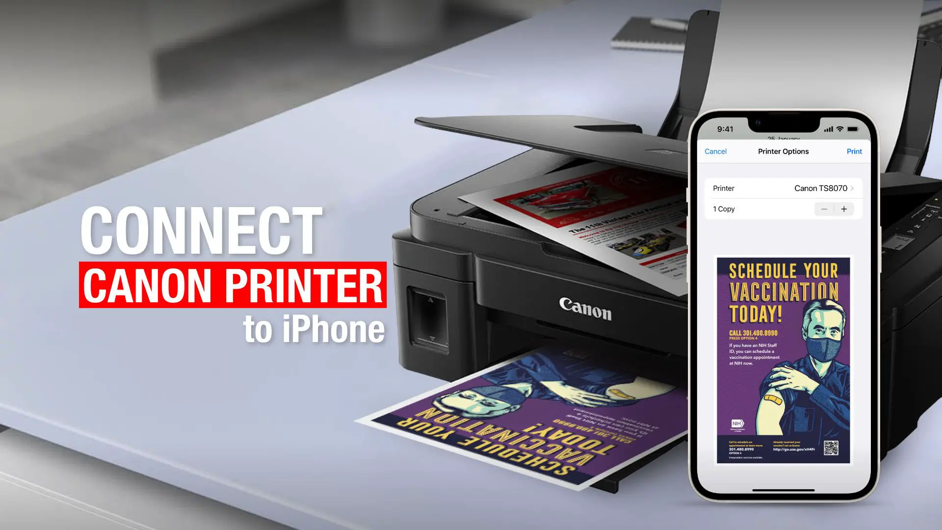 How to Connect Canon Printer to iPhone