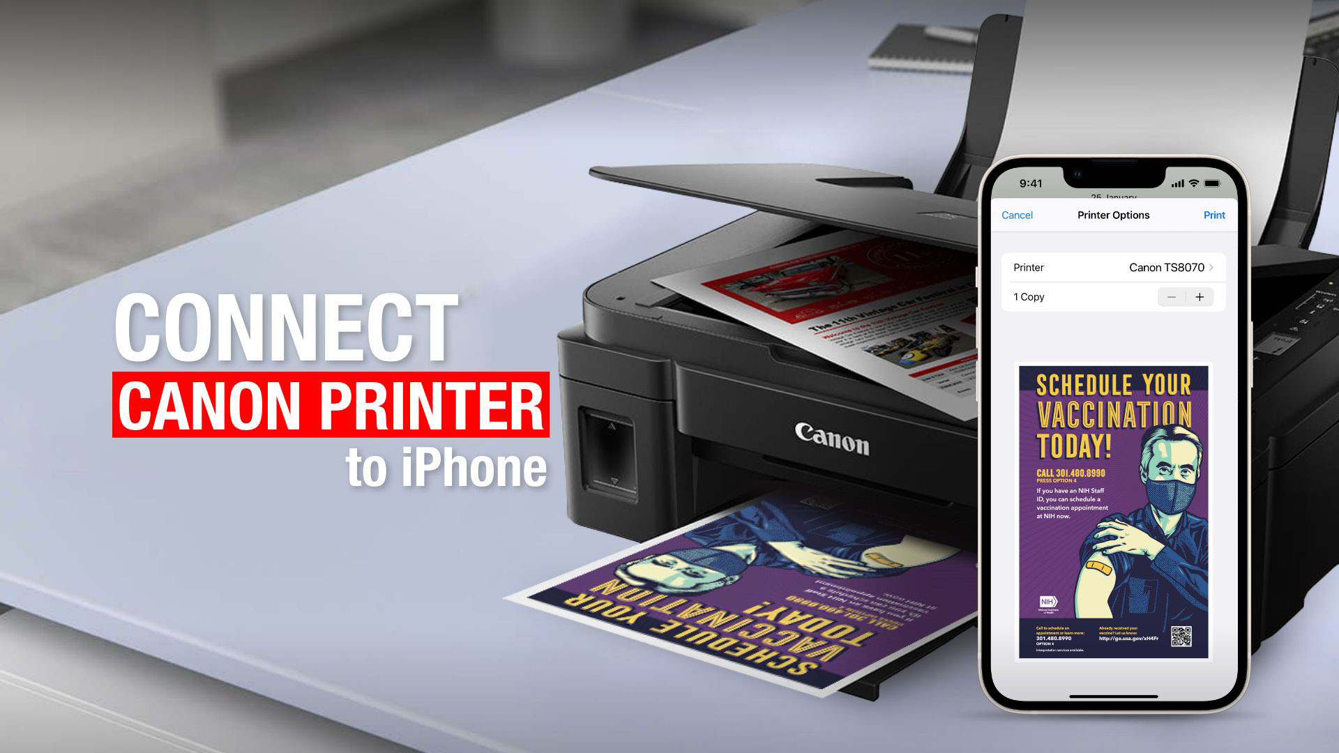 mærke metal bleg How to Connect Canon Printer to iPhone - Techtouchy