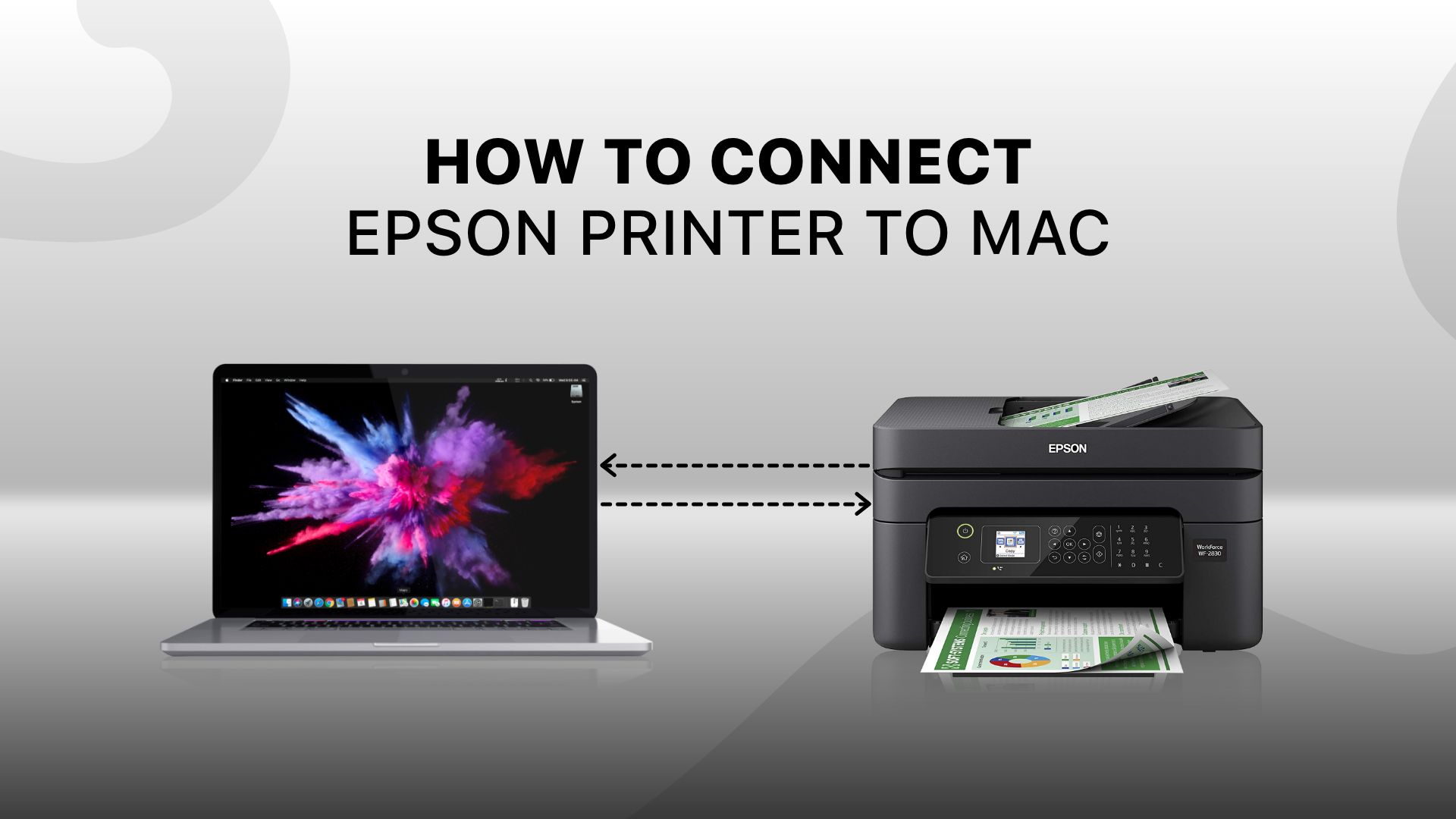 træt af maling transmission How to Connect Epson Printer to Mac