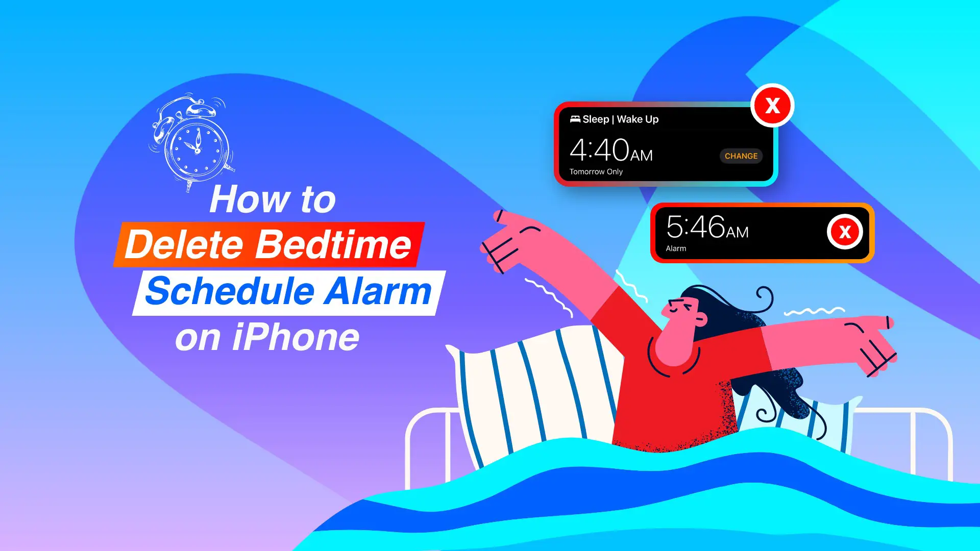 How to Delete Bedtime Schedule Alarm on iPhone