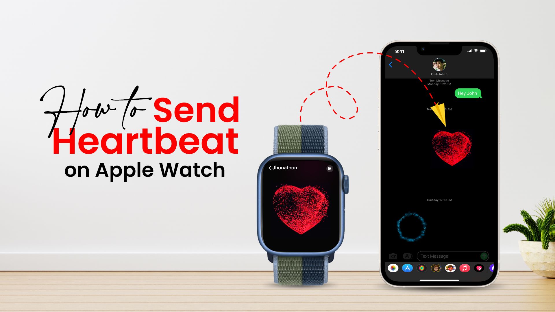 How to Send Heartbeat on Apple Watch