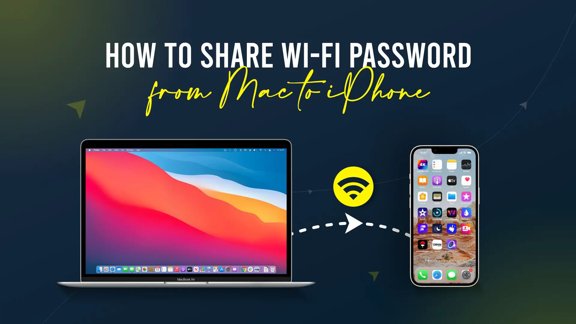 How to Share WiFi Password from Mac to iPhone