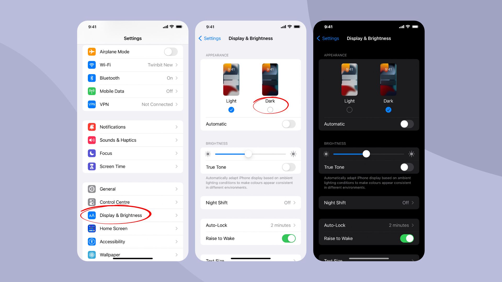 How to change keyboard on iPhone with dark mode