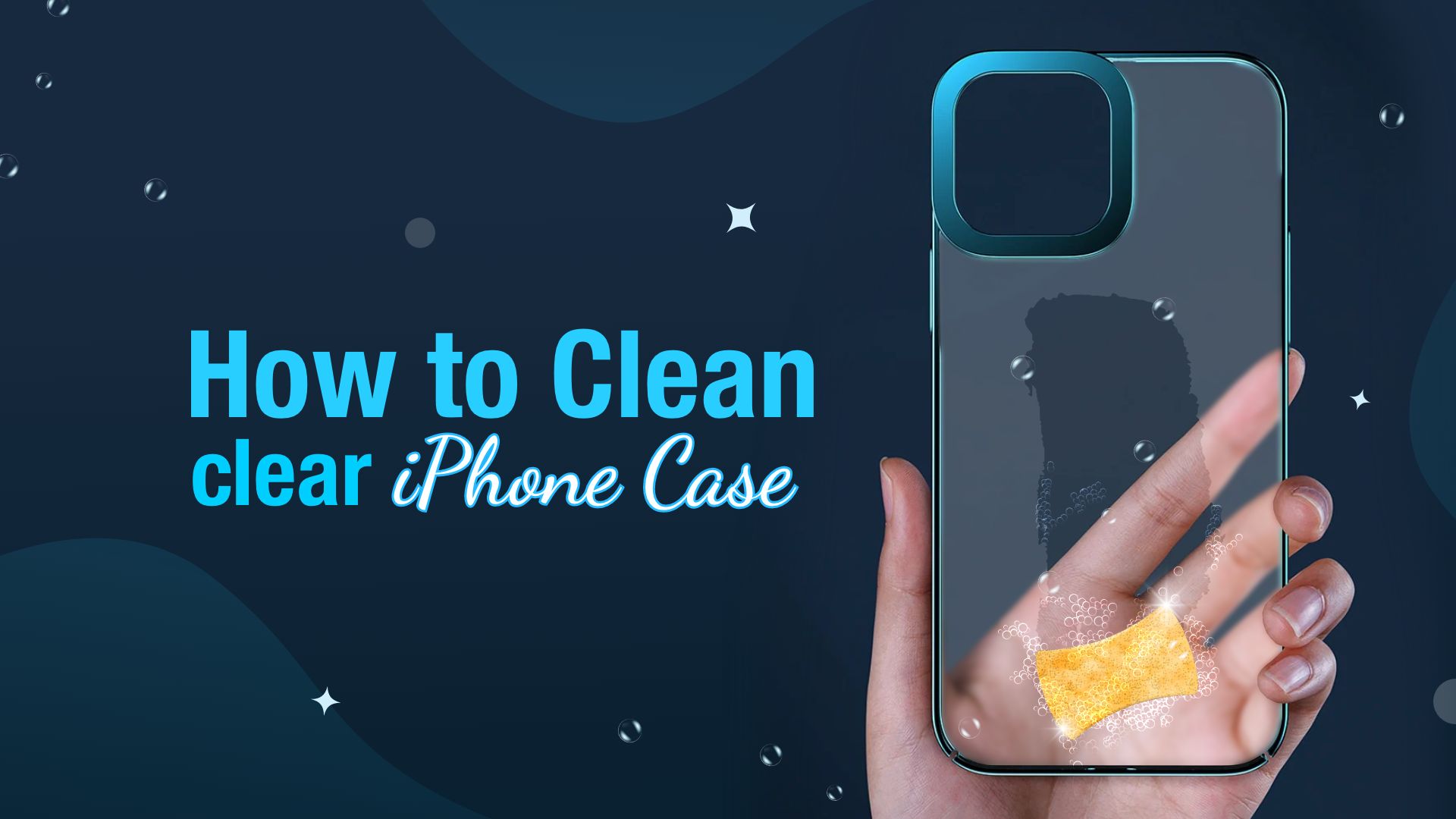 How to clean clear iPhone case