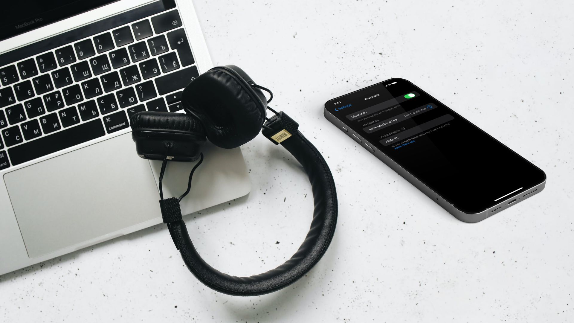 How to connect wireless headphones to MacBook