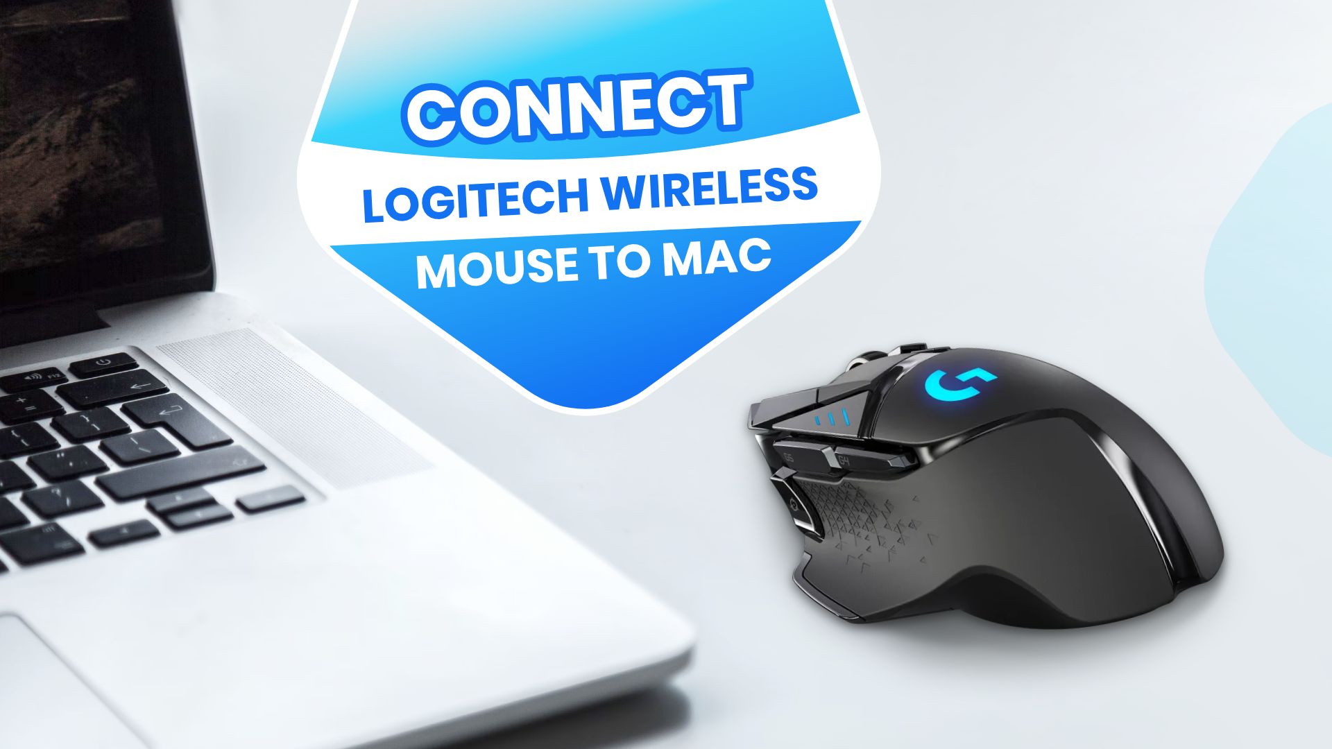 how to connect logitech mouse to mac