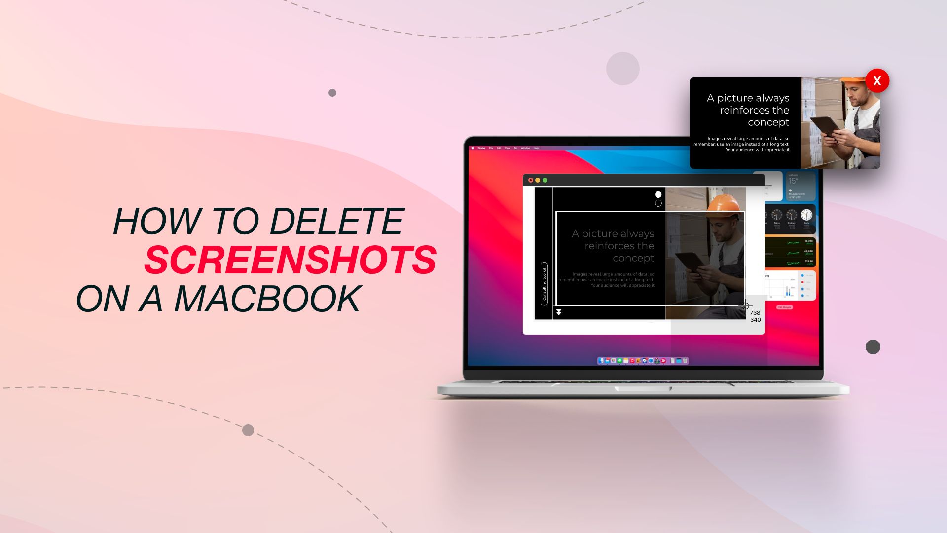 how to delete screenshots on Mac