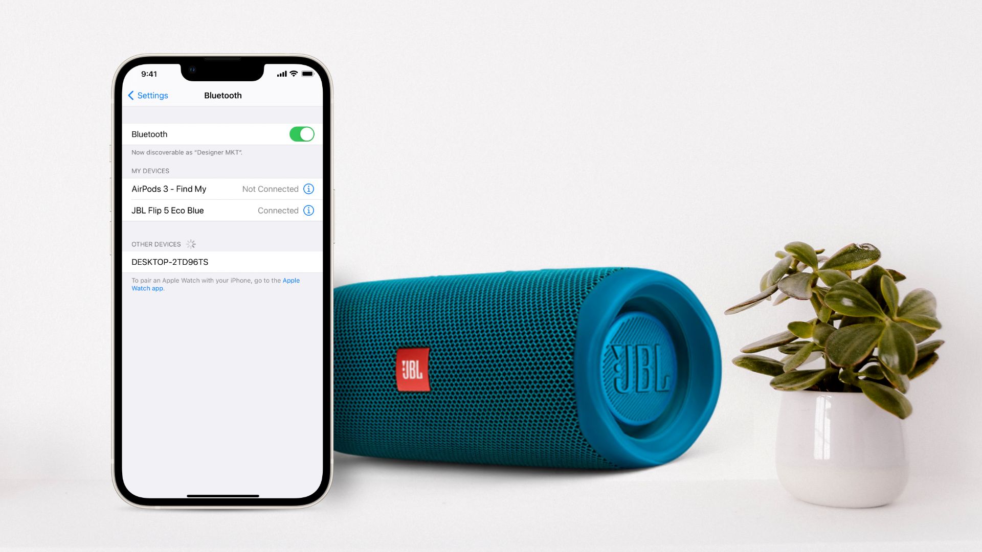 how to pair JBL speaker to iPhone