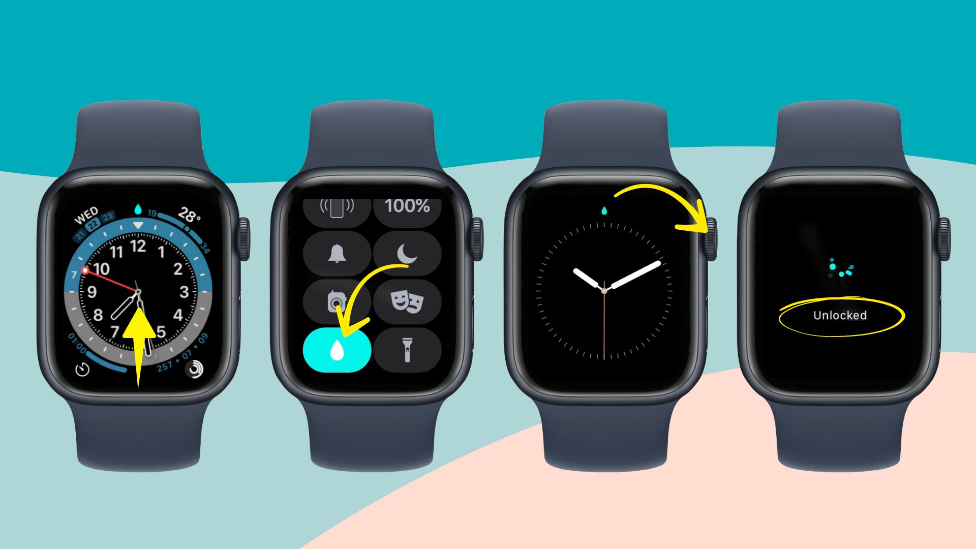 How to turn Water Lock on and off on Apple Watch 