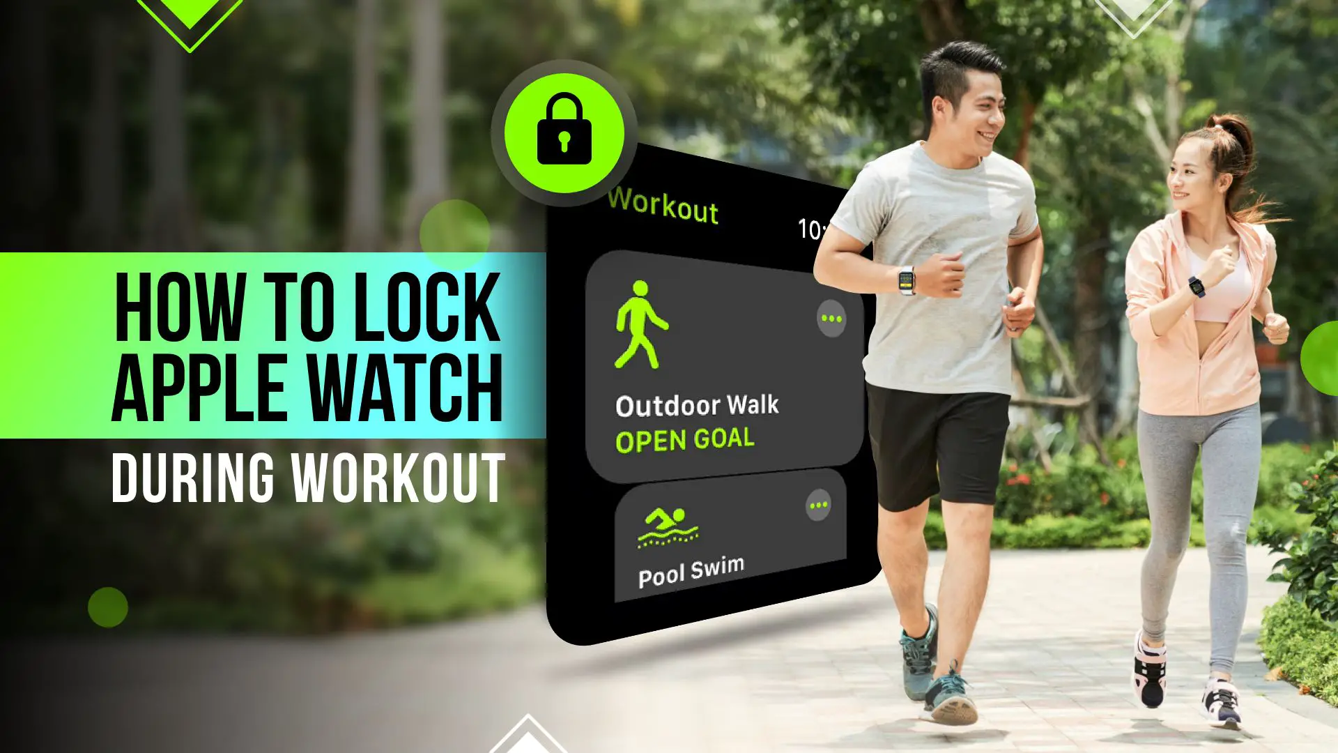 how to lock apple watch during workout