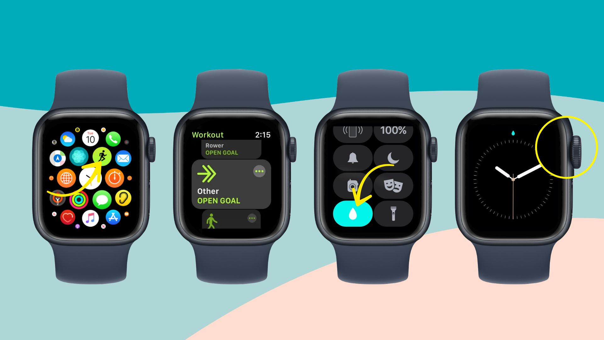 How to turn Water Lock on and off on Apple Watch