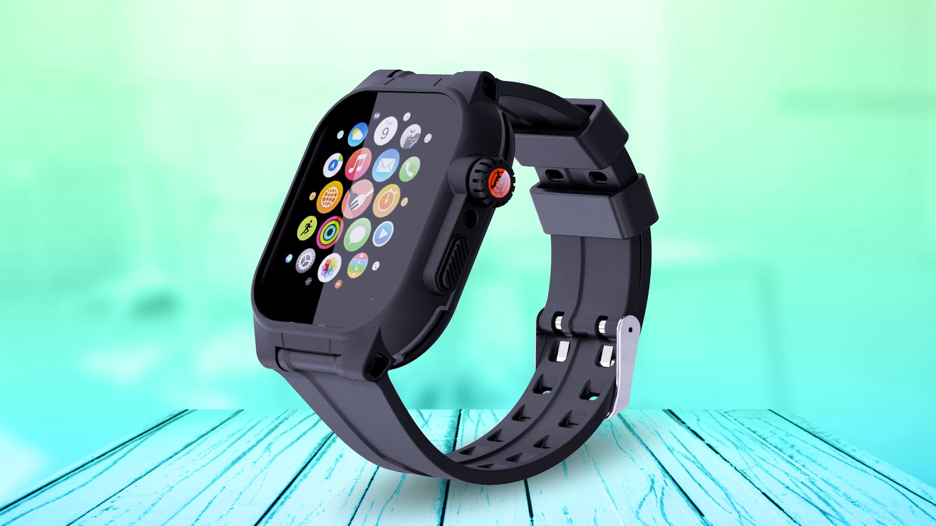 QIFJNZO Waterproof Apple Watch Case