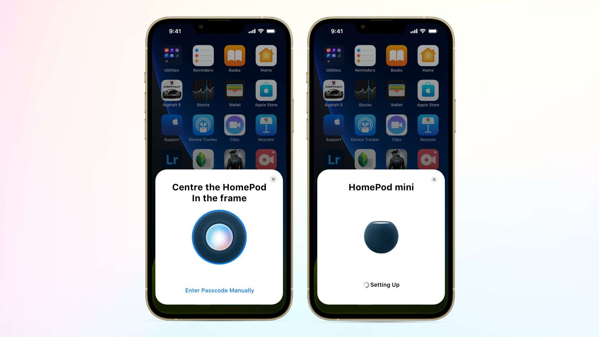 steps on pairing HomePod mini with an iPhone 02