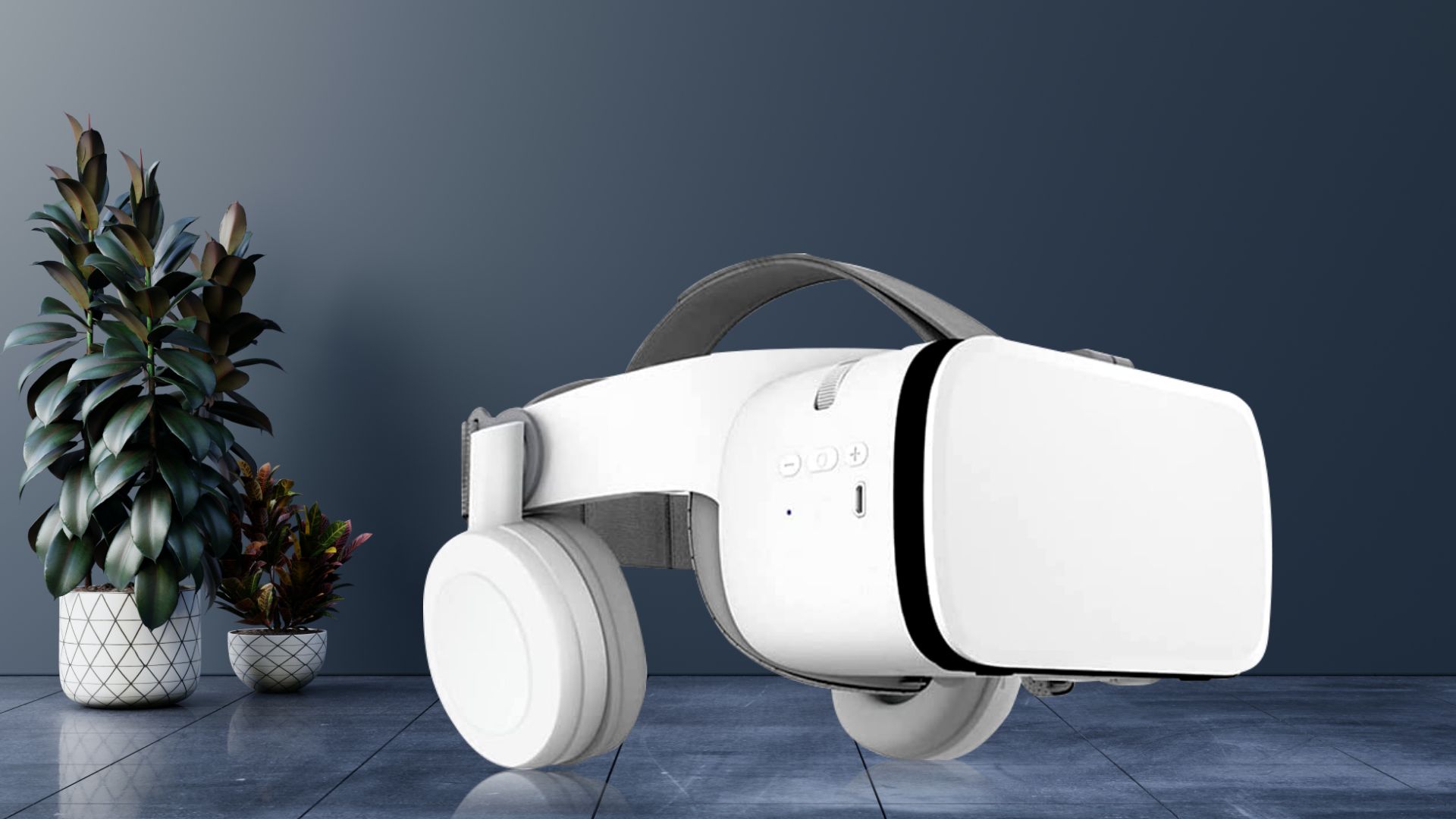 Peiloh VR Headset with Wireless Headphones