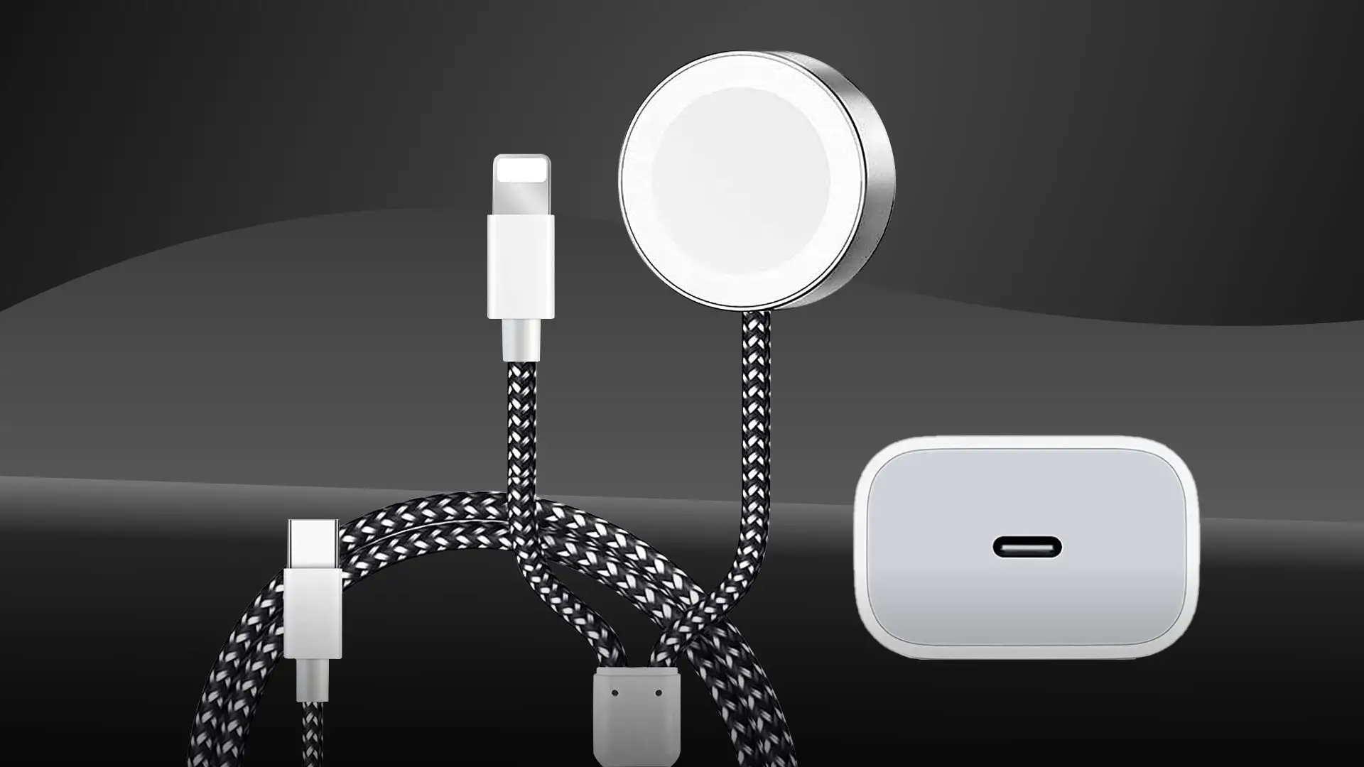 2in1 USB C Charger for Apple Watch