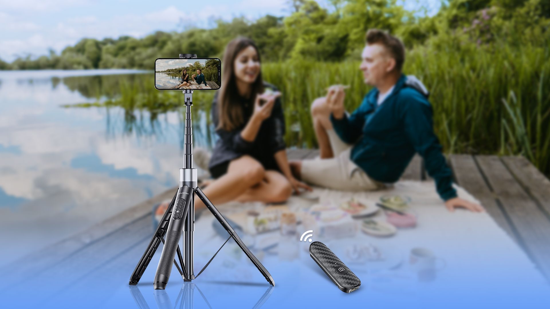 ATUMTEK 51 inch Selfie Stick Tripod