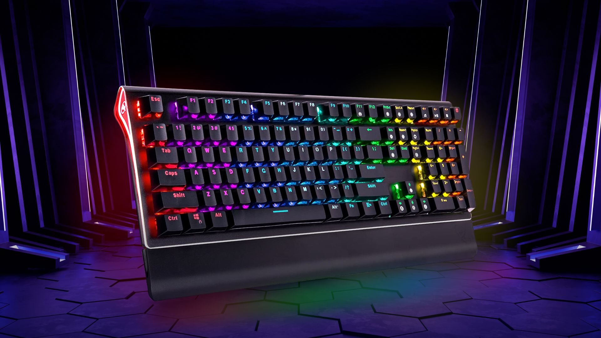  ROSEWILL RGB Backlit Mechanical Keyboard