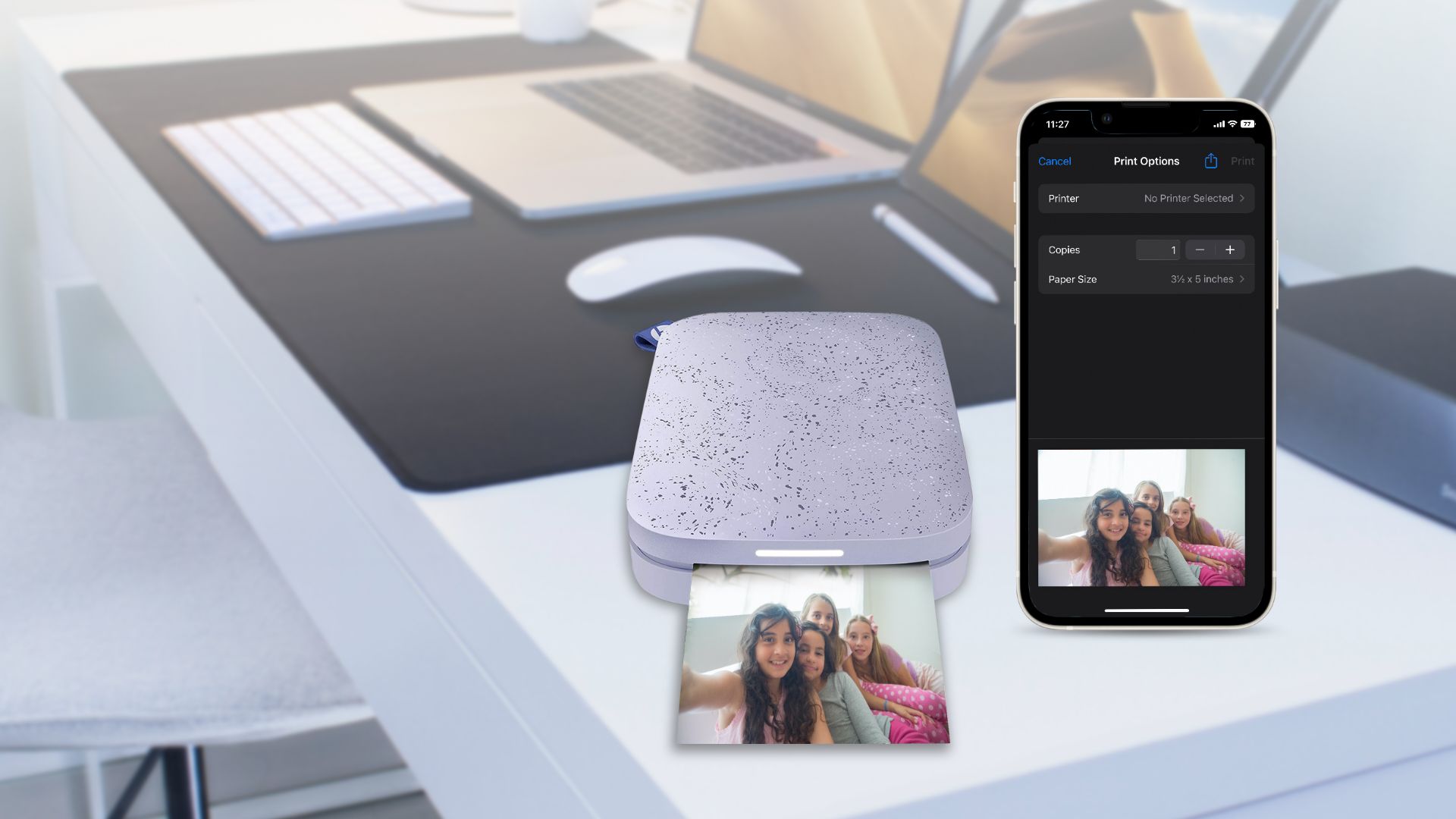 HP Sprocket Portable Instant Photo Printer