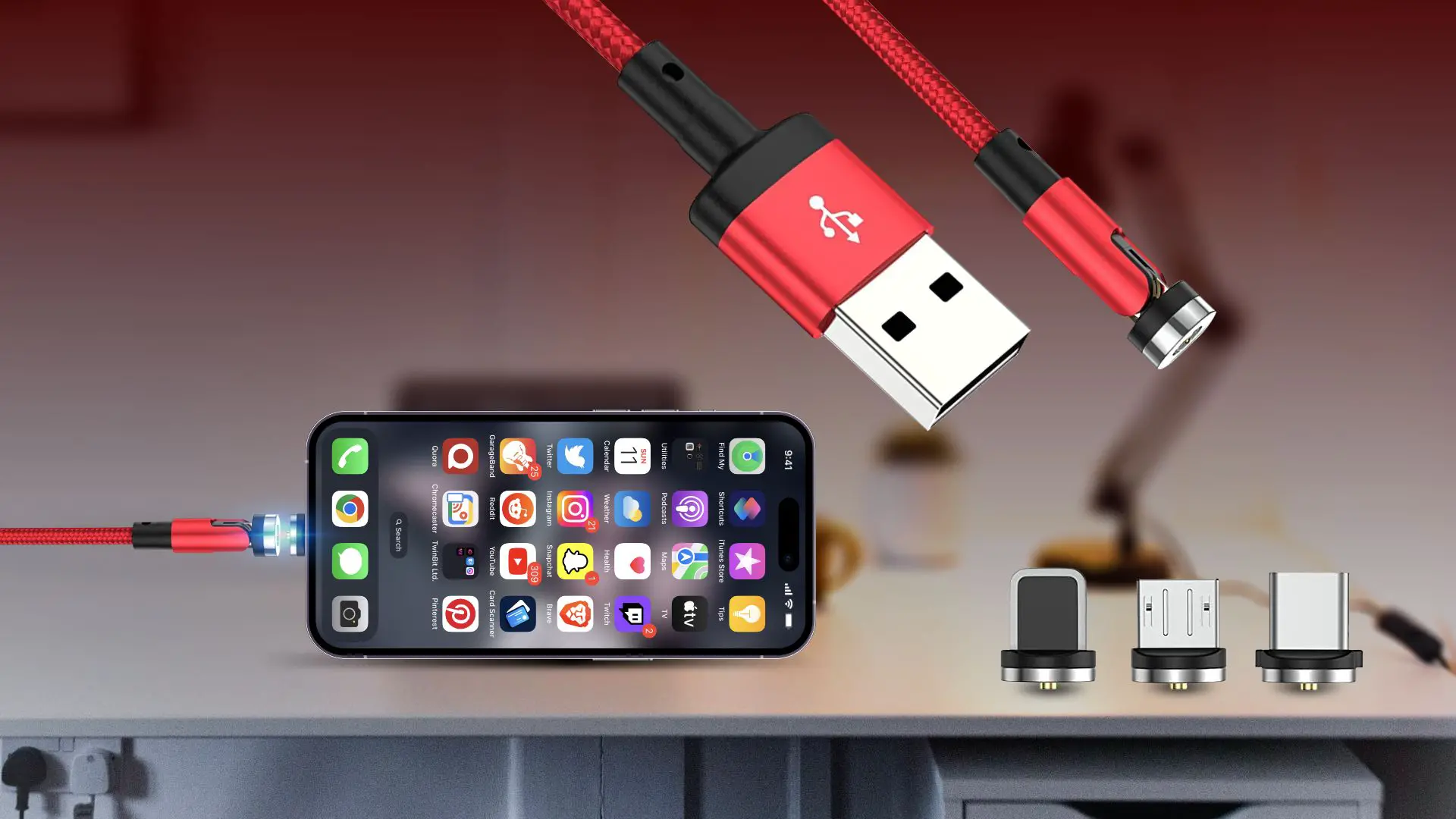 HYDOOD Magnetic Charging Cable