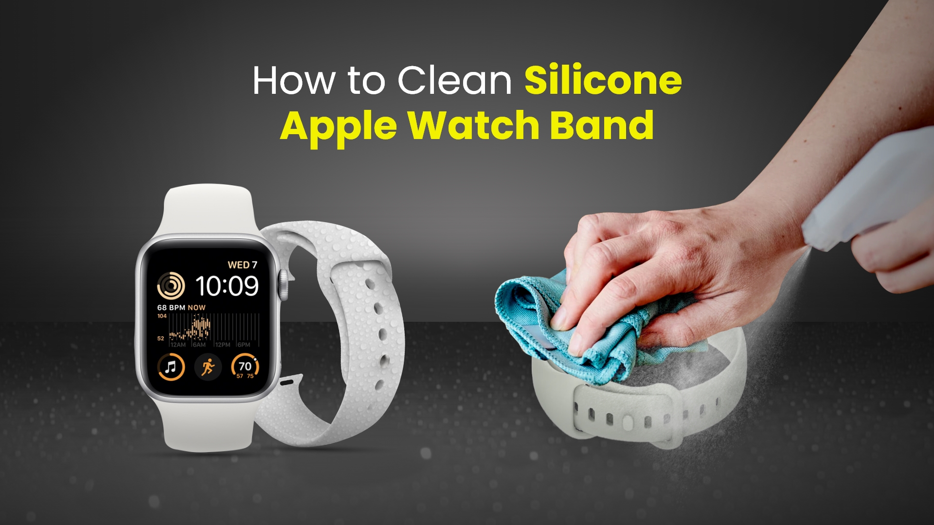 peave millimeter gør det fladt How to Clean Silicone Apple Watch Band - Techtouchy