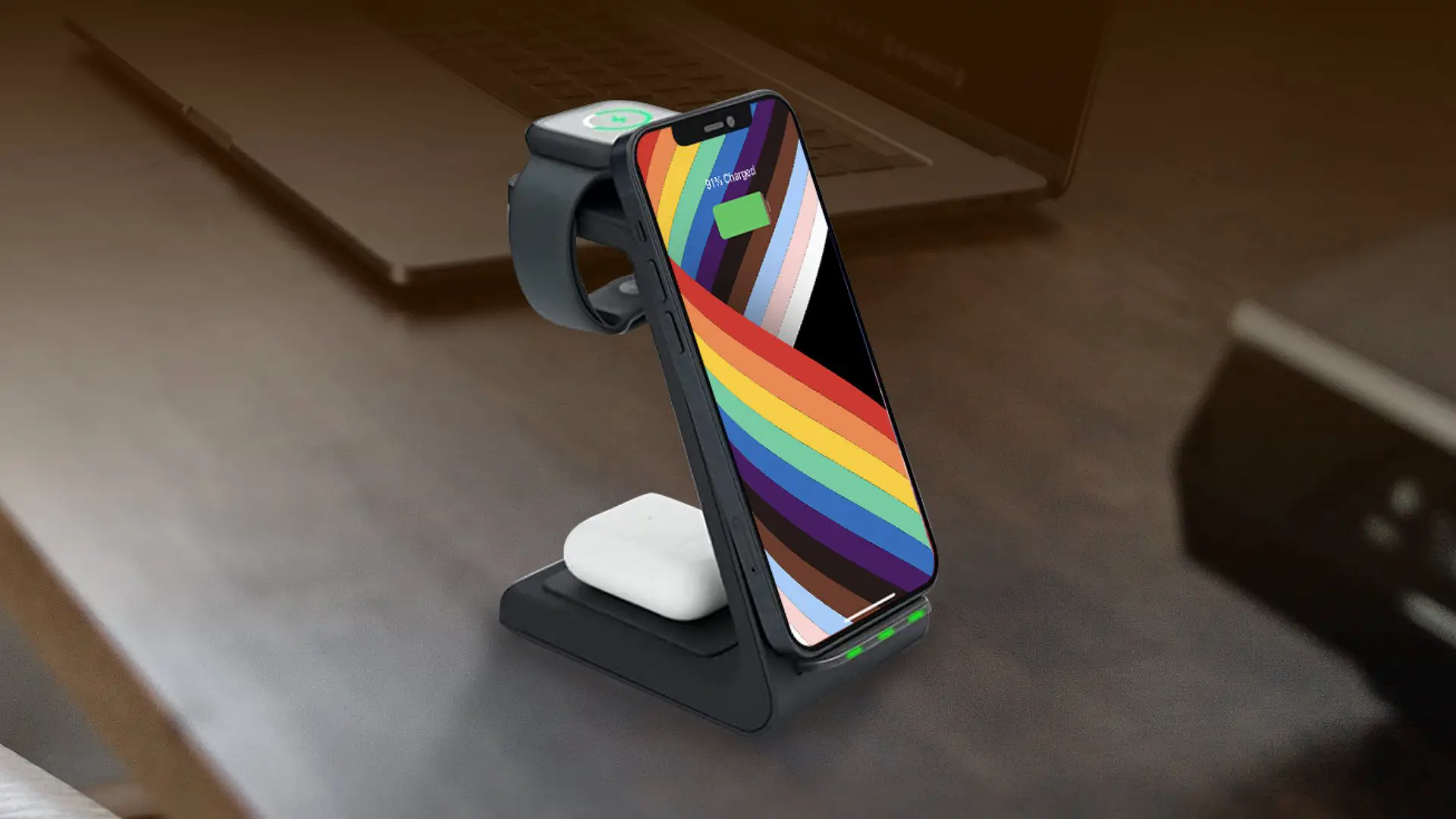 Muleug 3-in-1 Wireless Charger