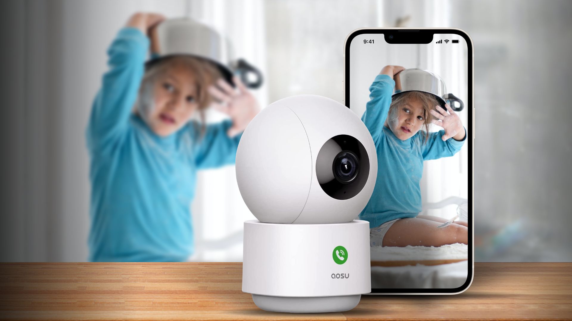 aosu 2K Indoor Security Camera