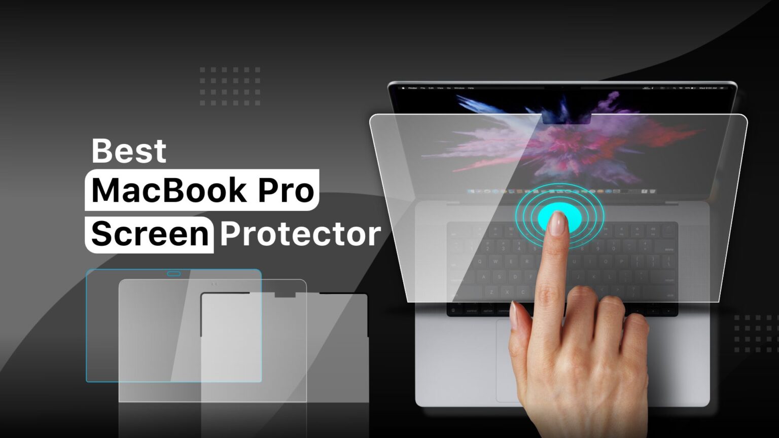 how to remove screen protector from macbook pro