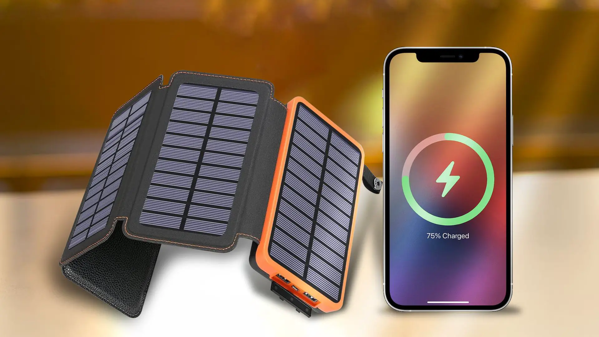 A ADDTOP Solar Charger Power Bank