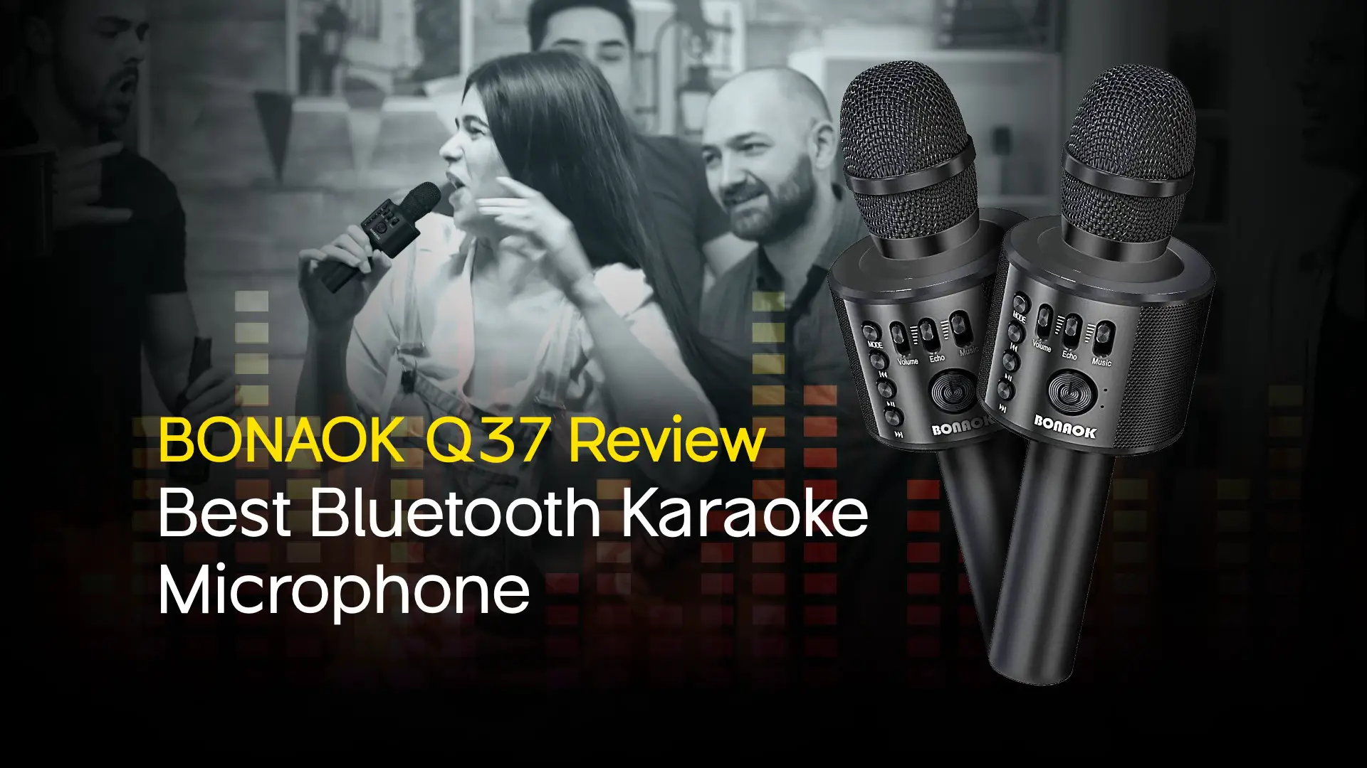 BONAOK Q37 Review Best Bluetooth Karaoke Microphone