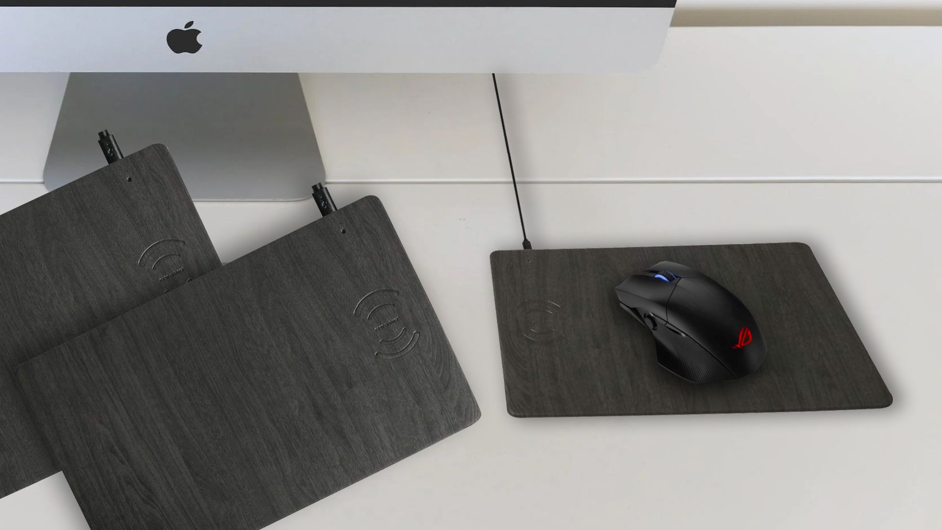 JCREN Wireless Charging Mouse Pad