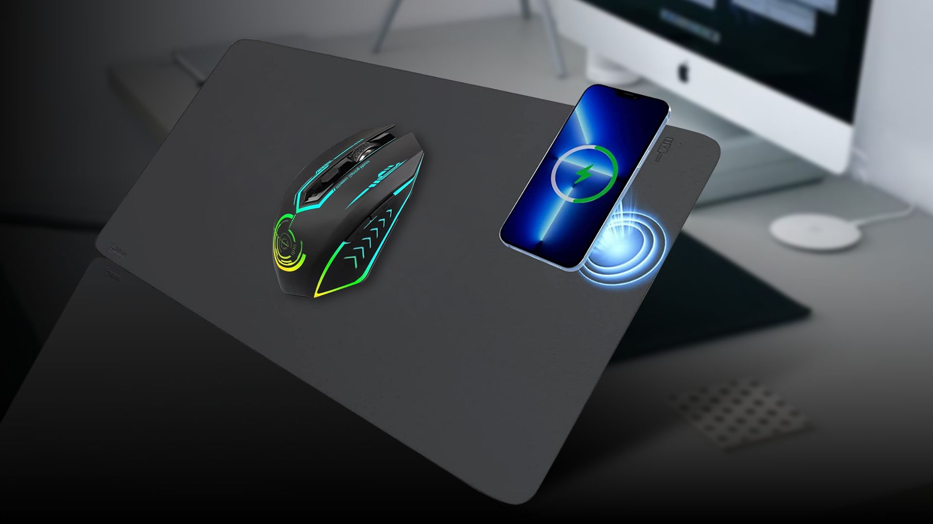 Jelison Wireless Charging Mouse Pad