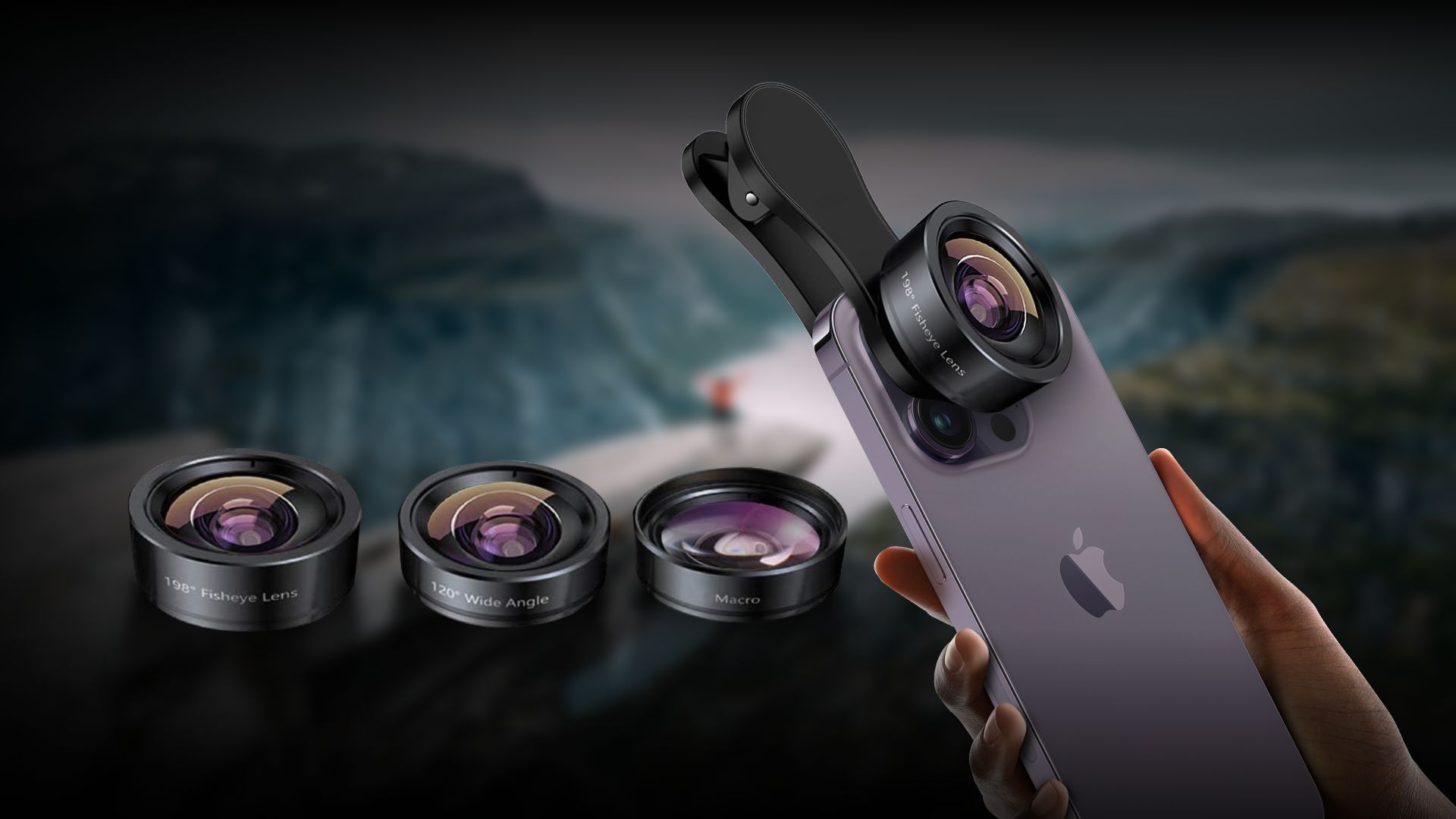 KEYWING 3 in 1 Phone Camera Lens Kit