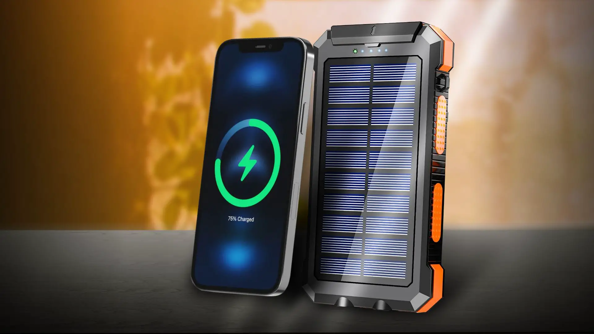 Saraupup Portable Solar Power Bank