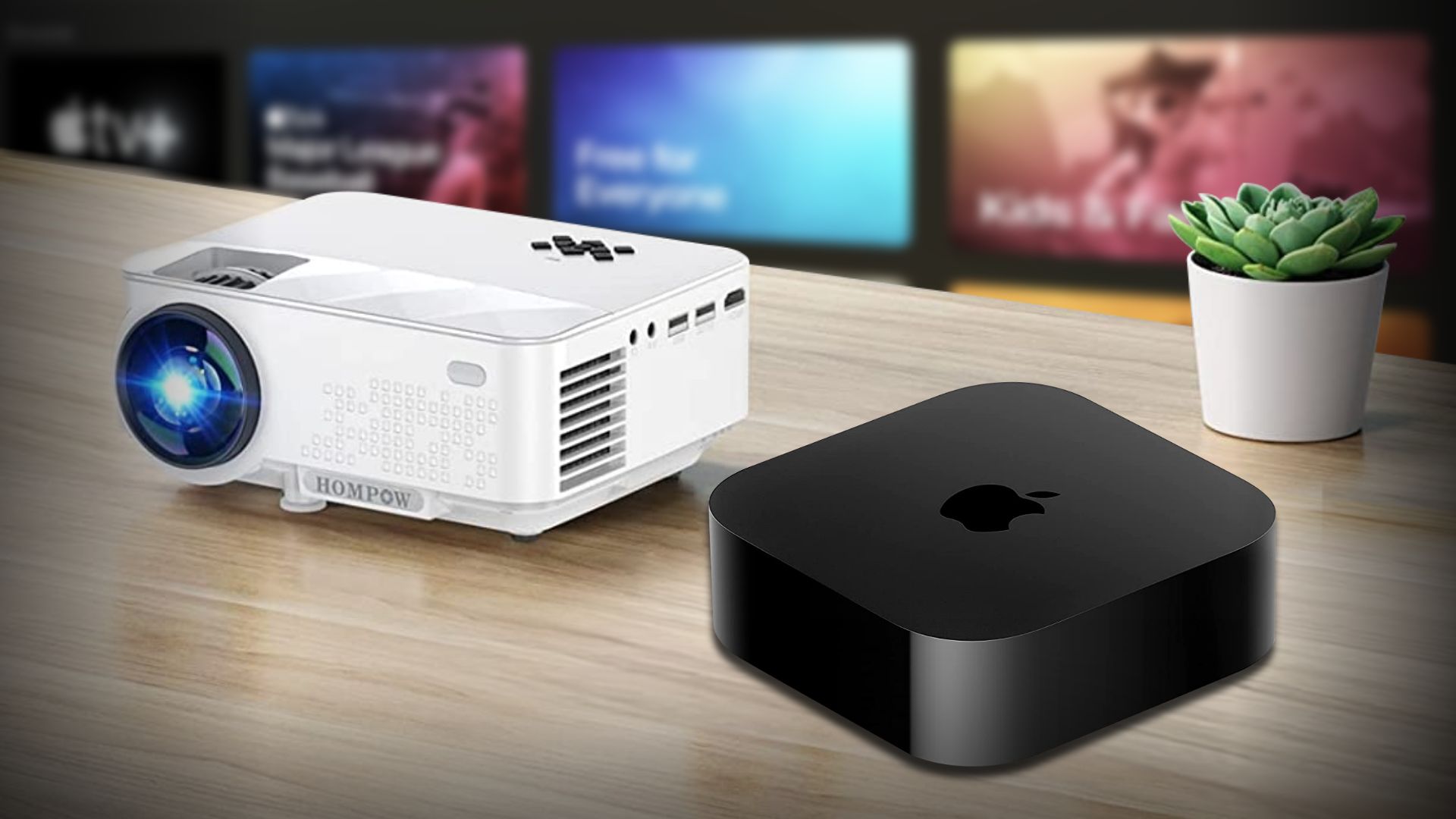 HOMPOW Portable mini Projector