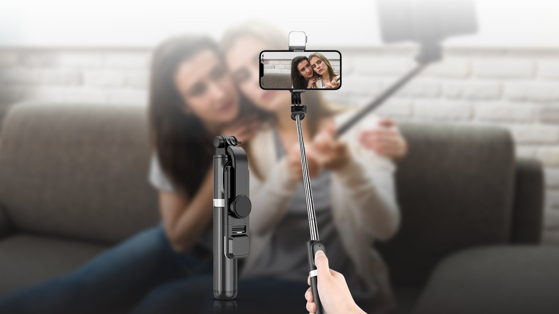 UBeesize Selfie Stick with Wireless Bluetooth Remote
