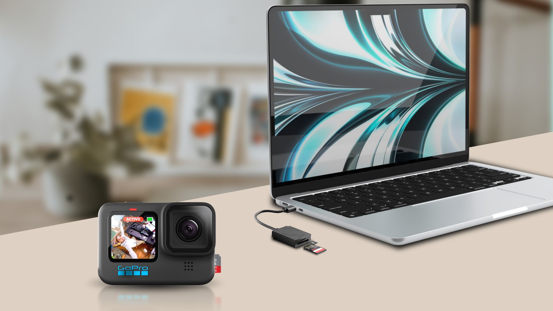 How to connect GoPro to your MacBook via SD card