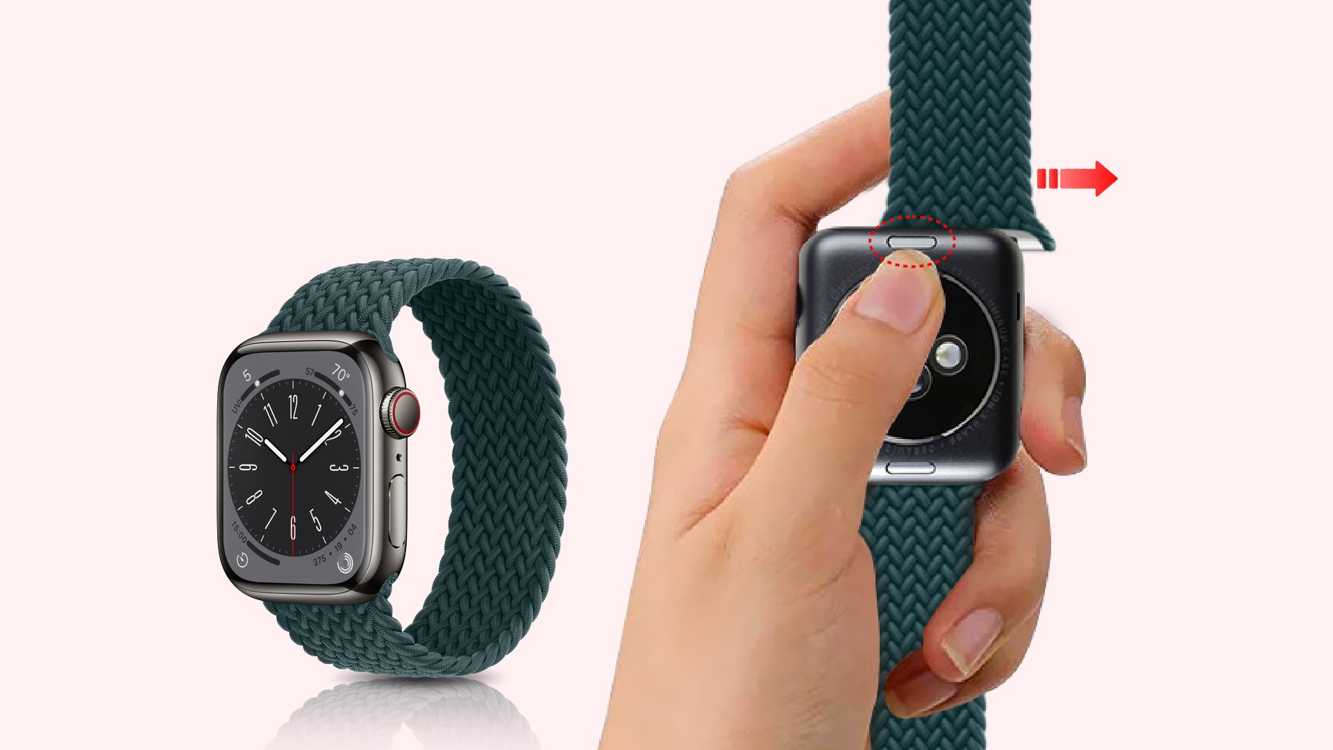 How to remove Apple Watch straps