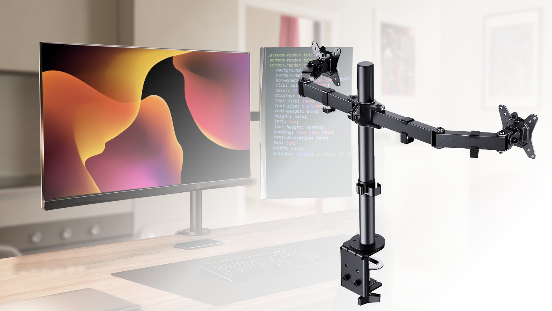 ErGear  EGCM1 Dual Monitor Stand 