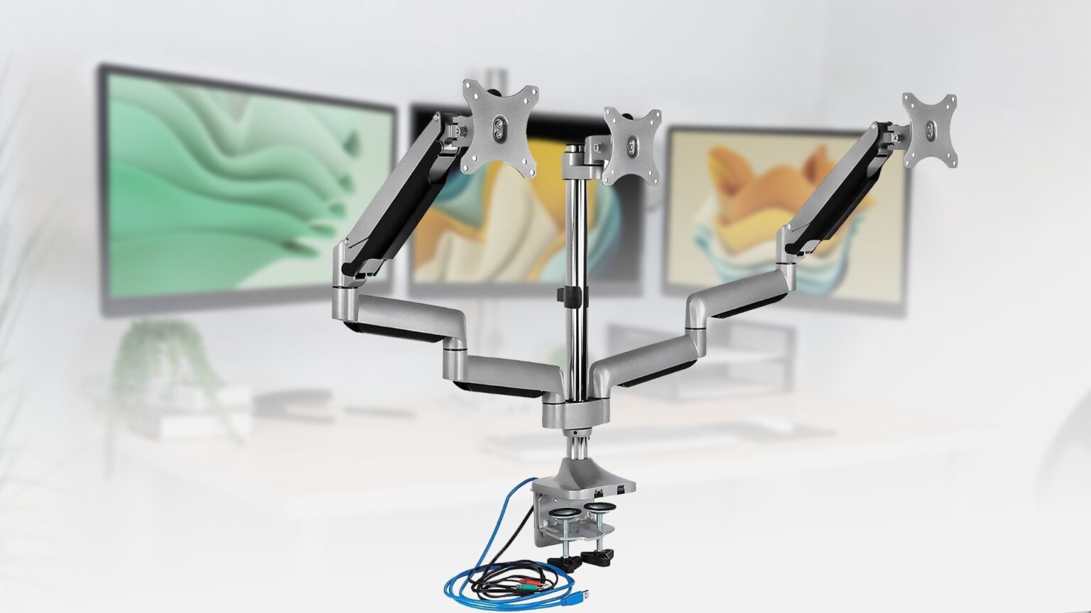 11 Best Triple Monitor Stands in 2023 Techtouchy