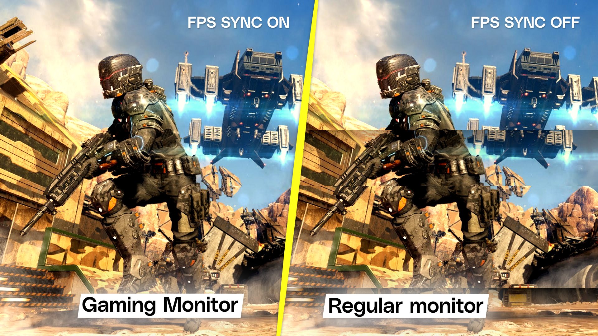 Gaming Monitor vs Regular Monitor fps sync