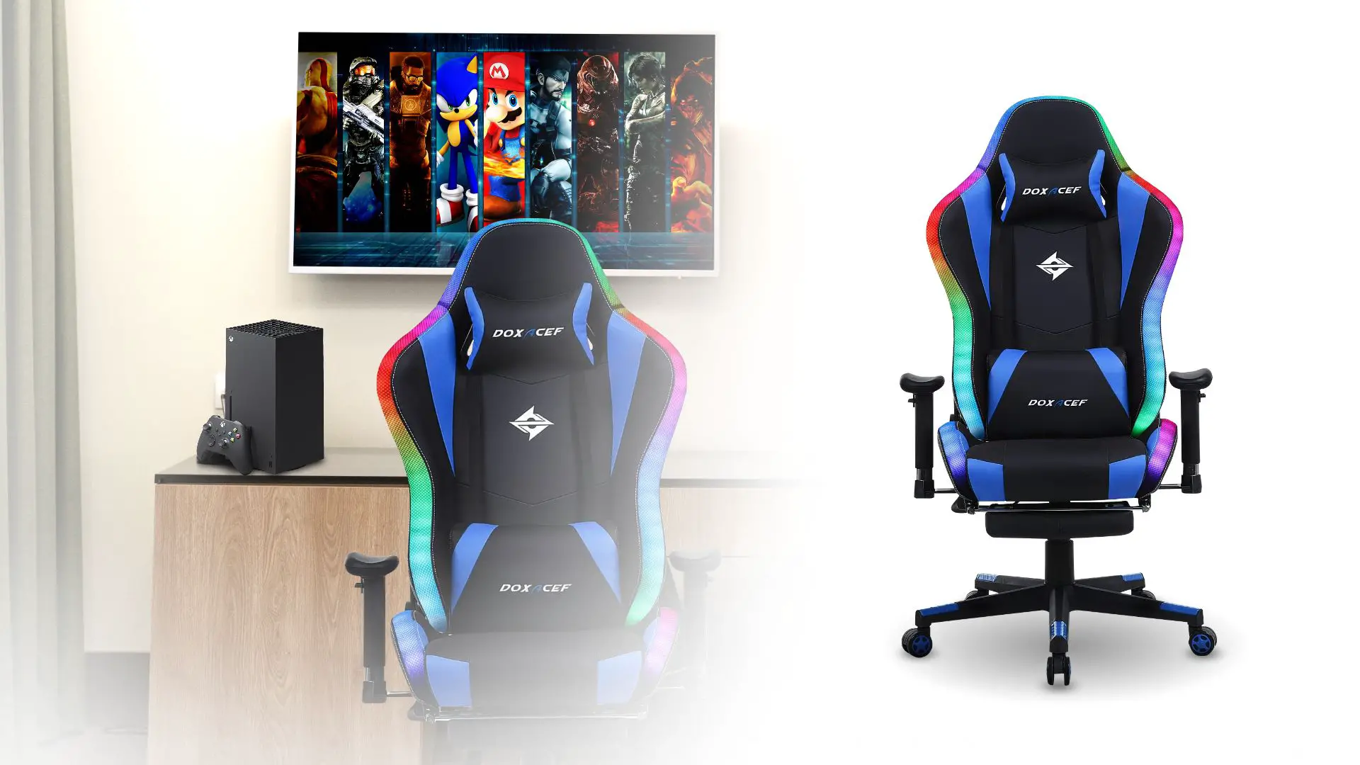 6.DOXACEF RGB Gaming Chair – 1