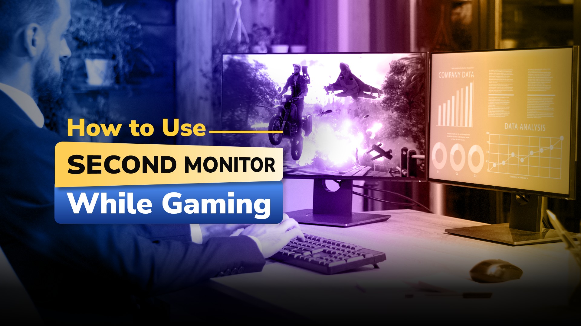 How to use second monitor while gaming Banner