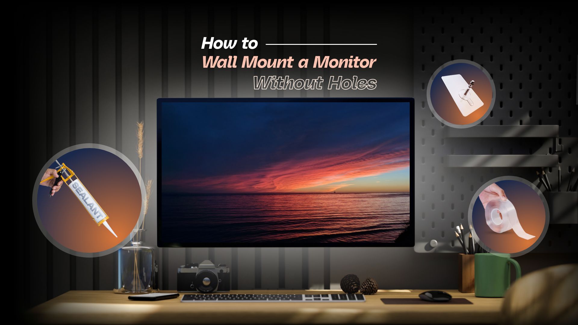 How to Wall Mount a Monitor without Holes