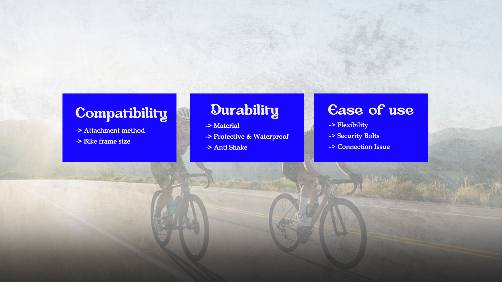 factors to check for AirTag bike mount
