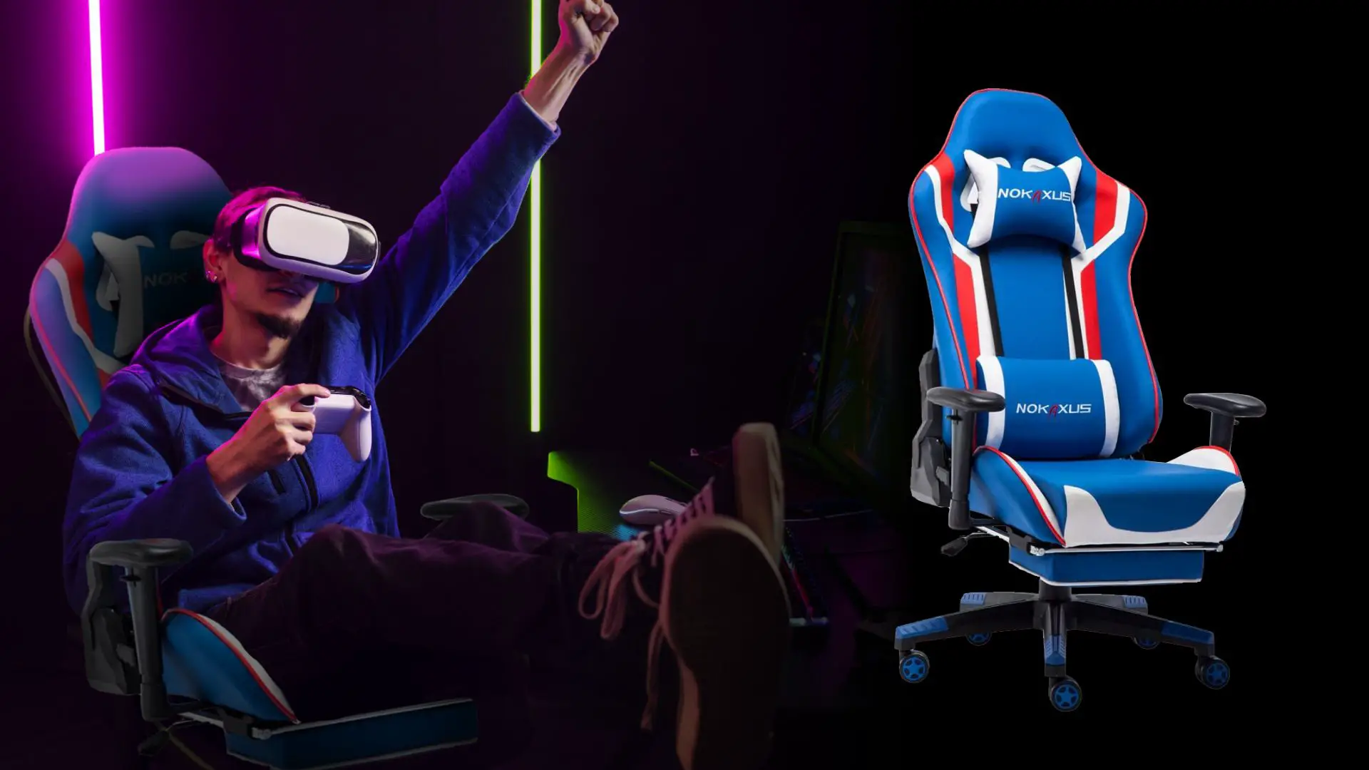 6.Nokaxus Gaming Chair